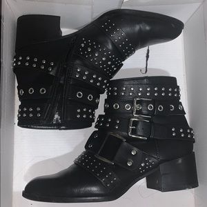 Fergalicious by Fergie studded booties 6.5